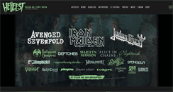 Desktop Screenshot of hellfest.fr