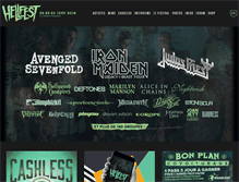 Tablet Screenshot of hellfest.fr